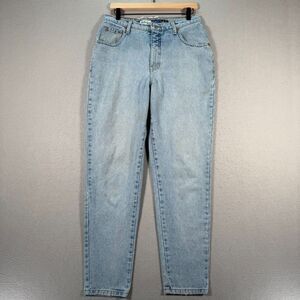 Vintage Express Blues Jeans Womens 13/14 Blue Light Wash Mom Slim Straight Curvy